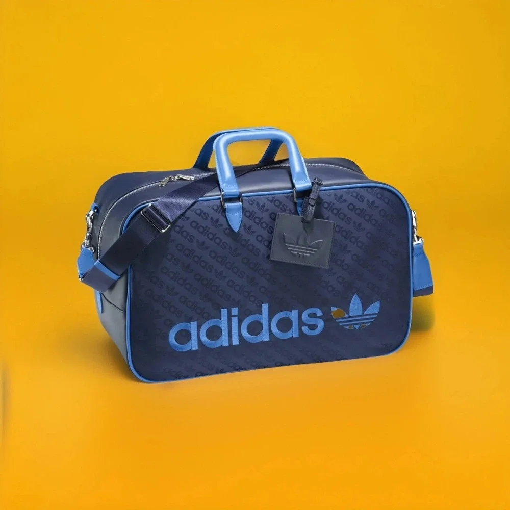 Adidas‎ Originals Holdall Golf Sport Boston Bag Indigo Blue Rare Jd6638